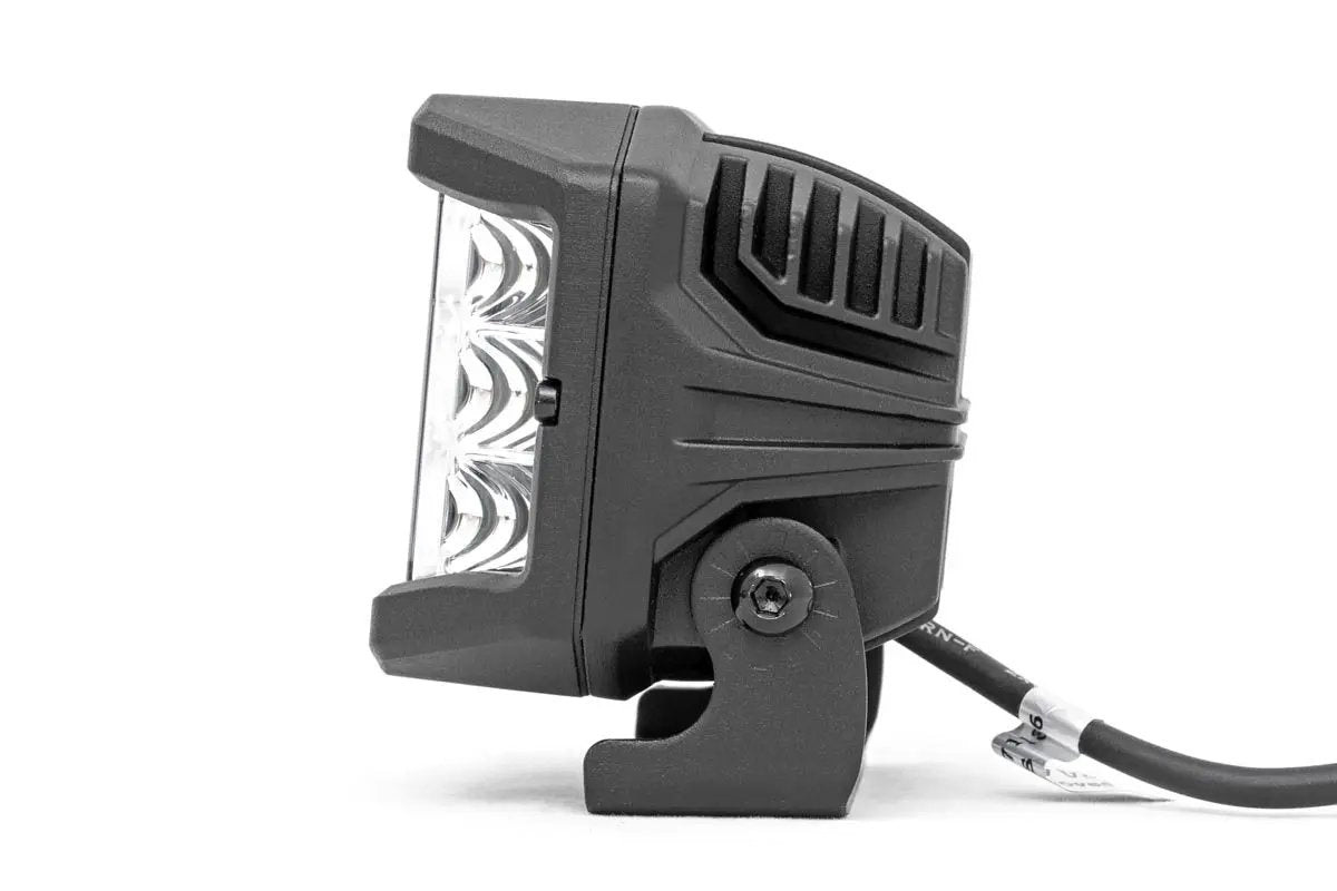 3 Inch Chrome Series LED Lights | Wide Angle Osram | Pair by Rough Country