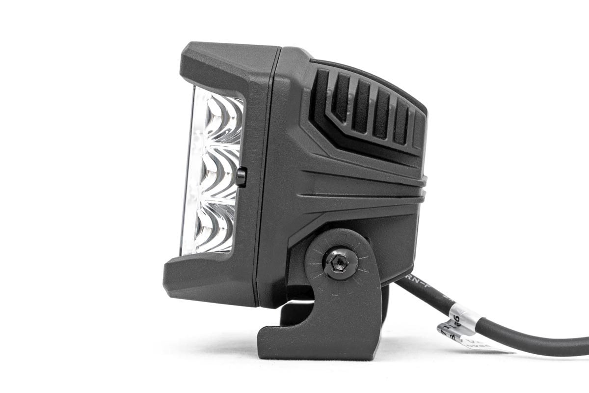 3 Inch Chrome Series LED Lights | Wide Angle Osram | Pair by Rough Country