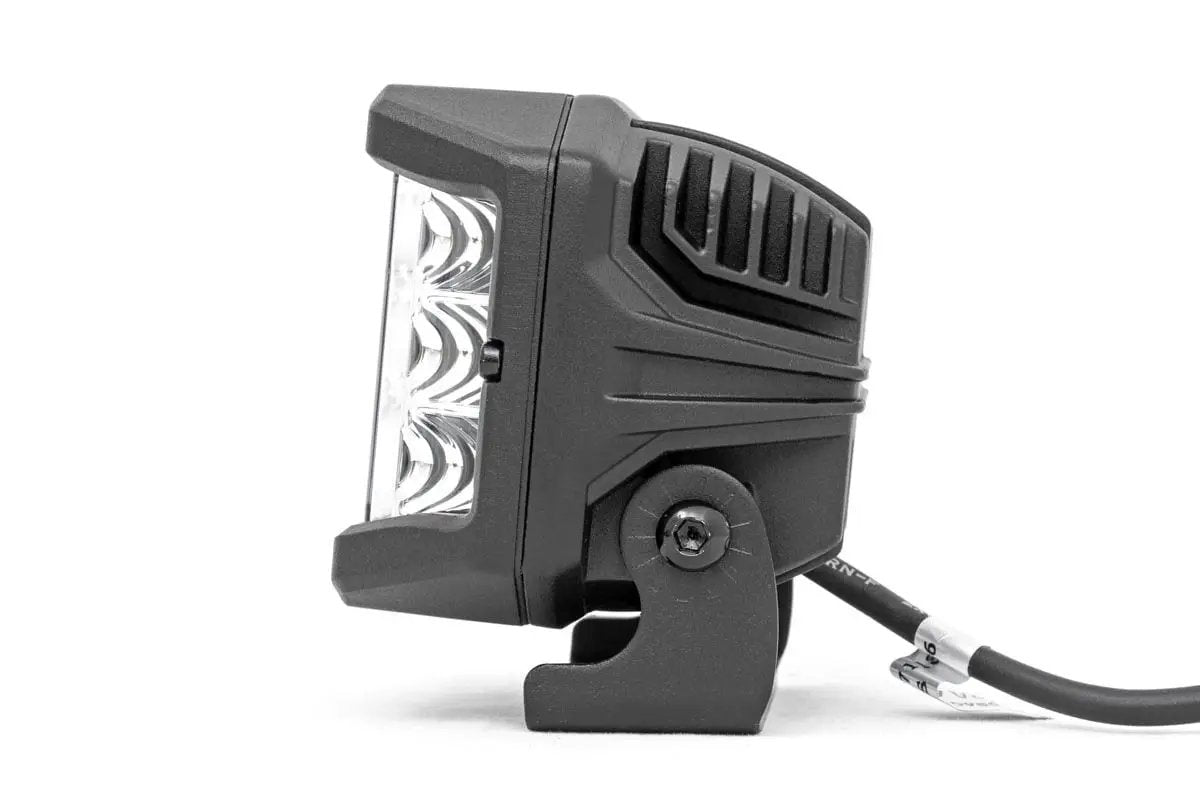3 Inch Chrome Series LED Lights | Wide Angle Osram | Pair by Rough Country