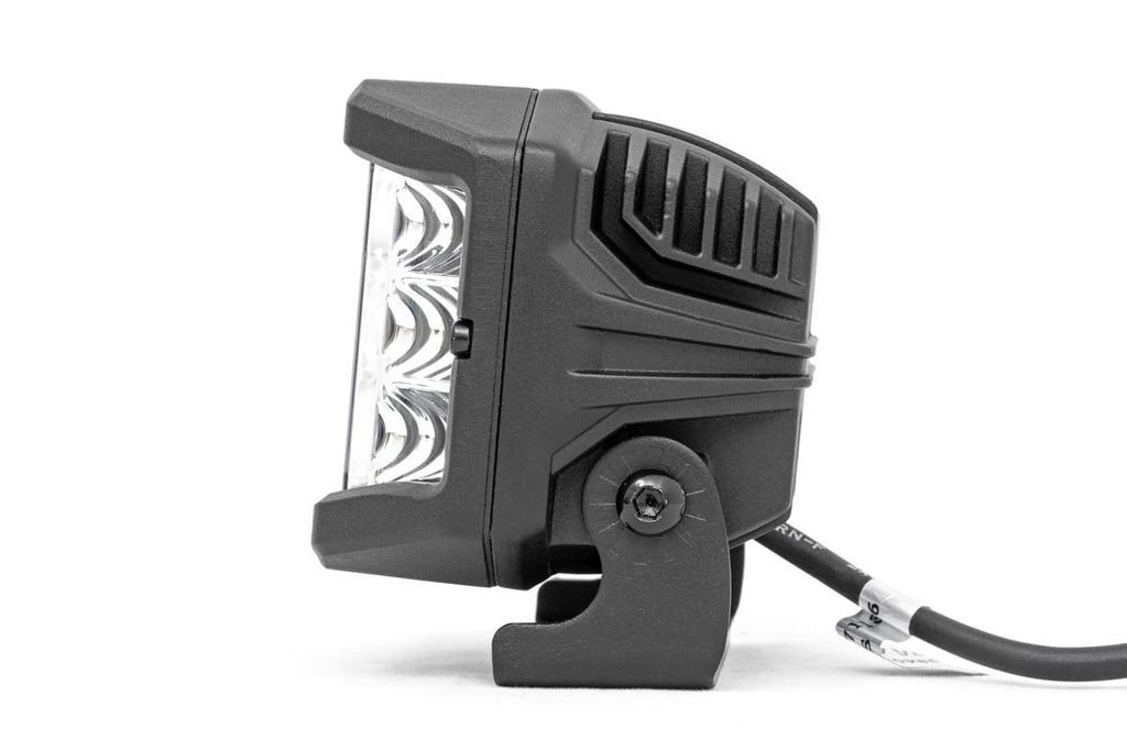 3 Inch Chrome Series LED Lights | Wide Angle Osram | Pair by Rough Country