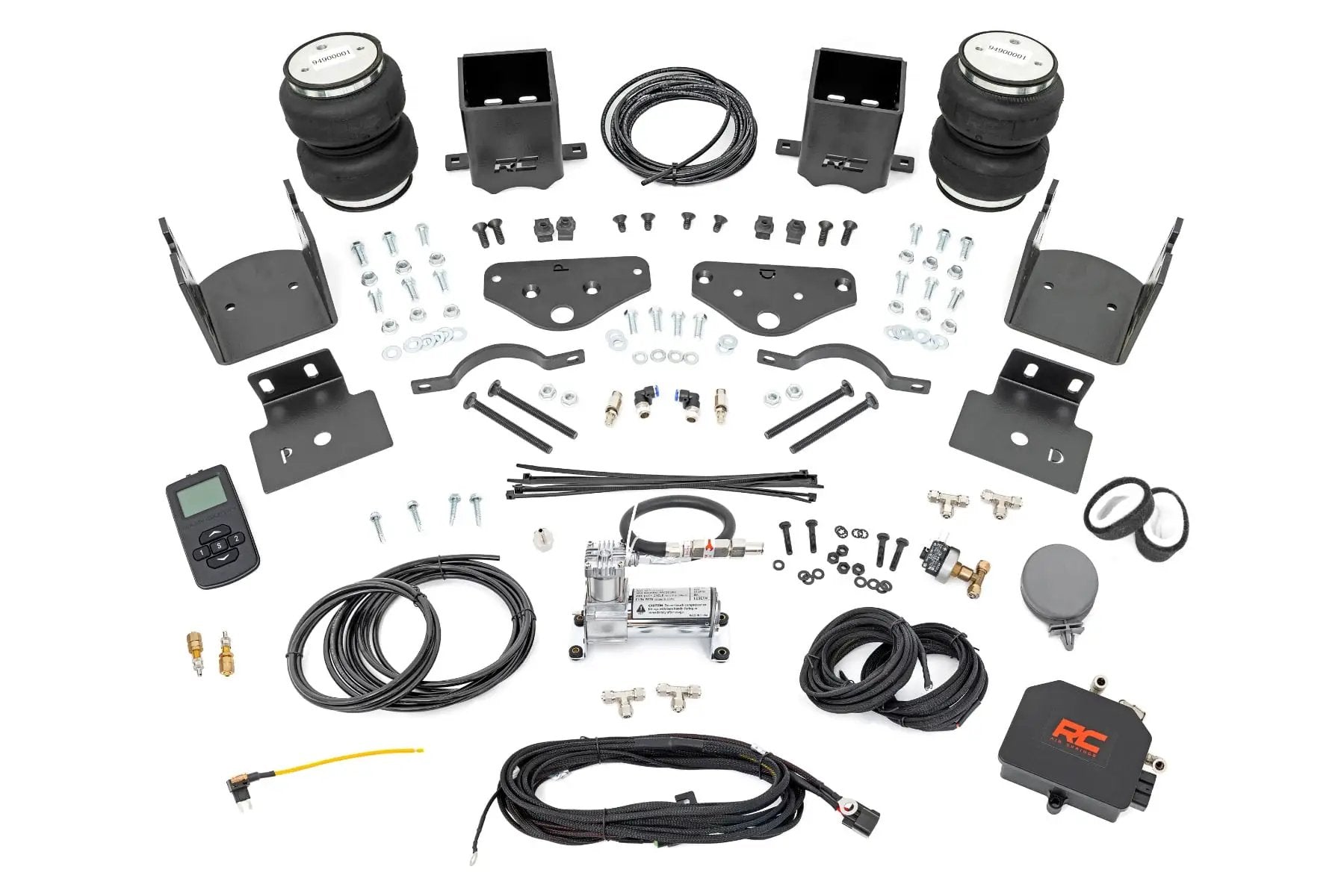 Air Spring Kit w/compressor | Wireless Controller | Ford F-250/F-350 Super Duty (17-22) by Rough Country