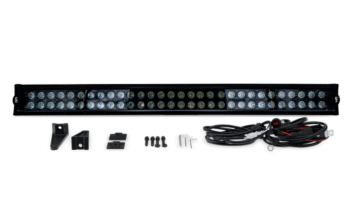 20" Blackout Led Light Bar Combo Beam With Wire Harness by Body Armor 4x4