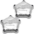 AR CAP BONNEVILLE FLAT TT CHROME PAIR by American Racing