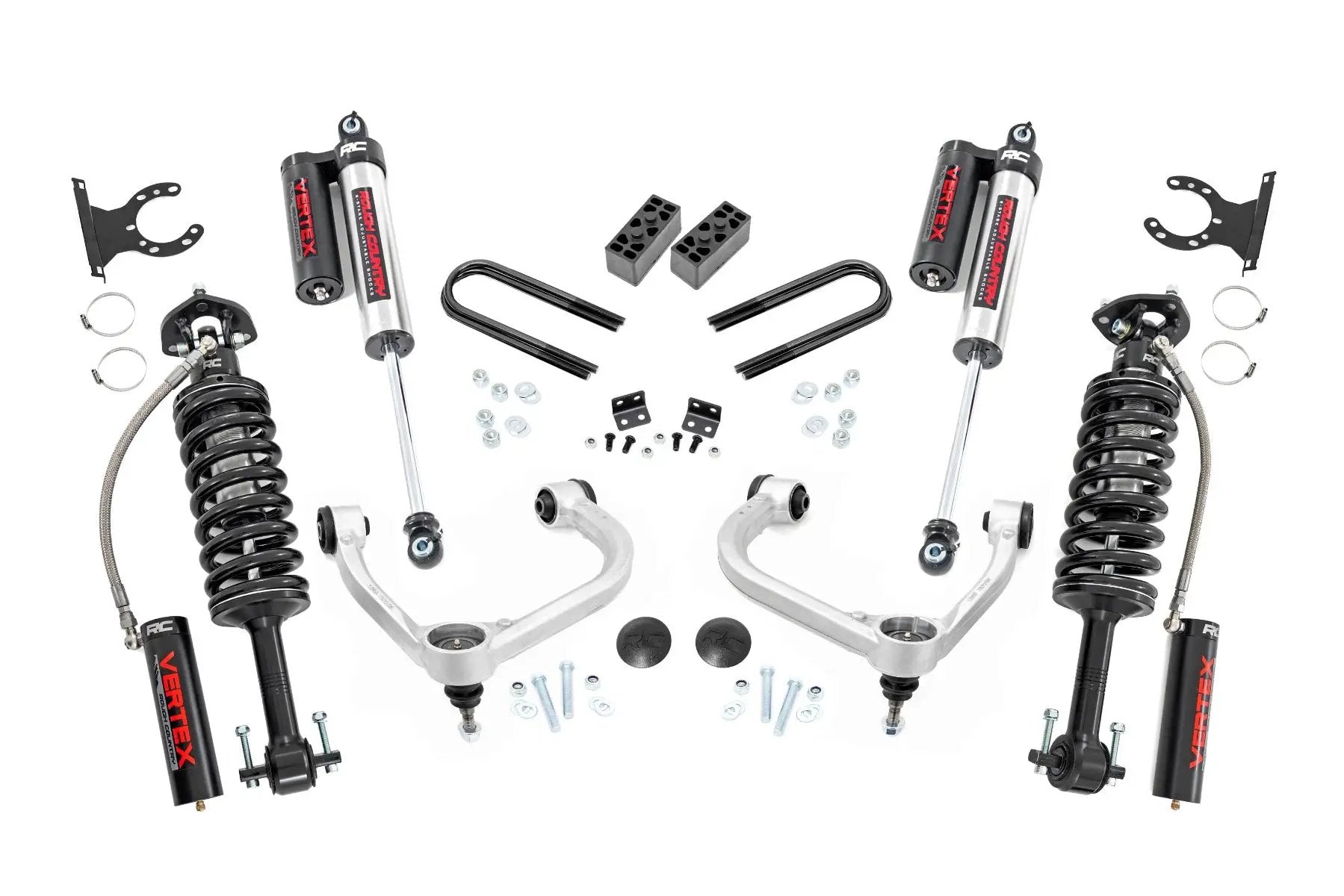 3 Inch Lift Kit | Fabbed UCA | Vertex | Ford F-150 4WD (2021-2026) by Rough Country