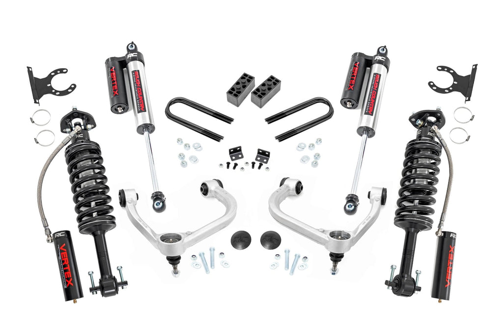 3 Inch Lift Kit | Fabbed UCA | Vertex | Ford F-150 4WD (2021-2026) by Rough Country