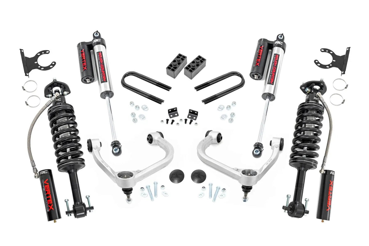 3 Inch Lift Kit | Fabbed UCA | Vertex | Ford F-150 4WD (2021-2026) by Rough Country