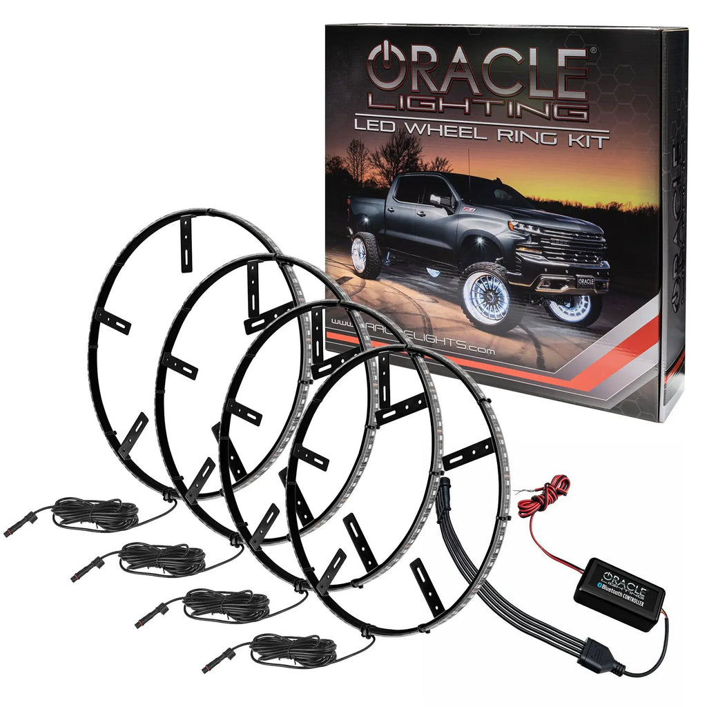 ORACLE Lighting LED Illuminated Wheel Rings - Dynamic ColorSHIFT by Oracle Lighting