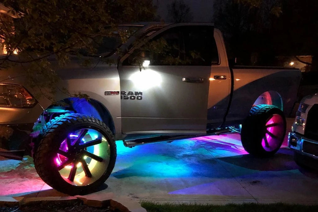 ORACLE Lighting LED Illuminated Wheel Rings - Dynamic ColorSHIFT by Oracle Lighting