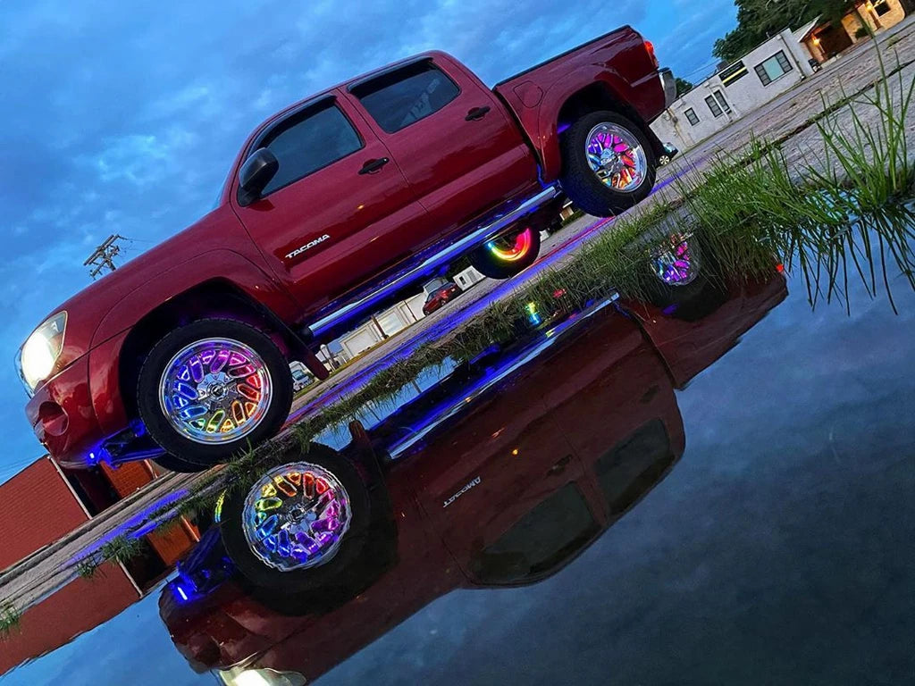 ORACLE Lighting LED Illuminated Wheel Rings - Dynamic ColorSHIFT by Oracle Lighting