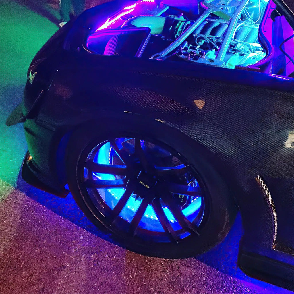 ORACLE Lighting LED Illuminated Wheel Rings - Dynamic ColorSHIFT by Oracle Lighting