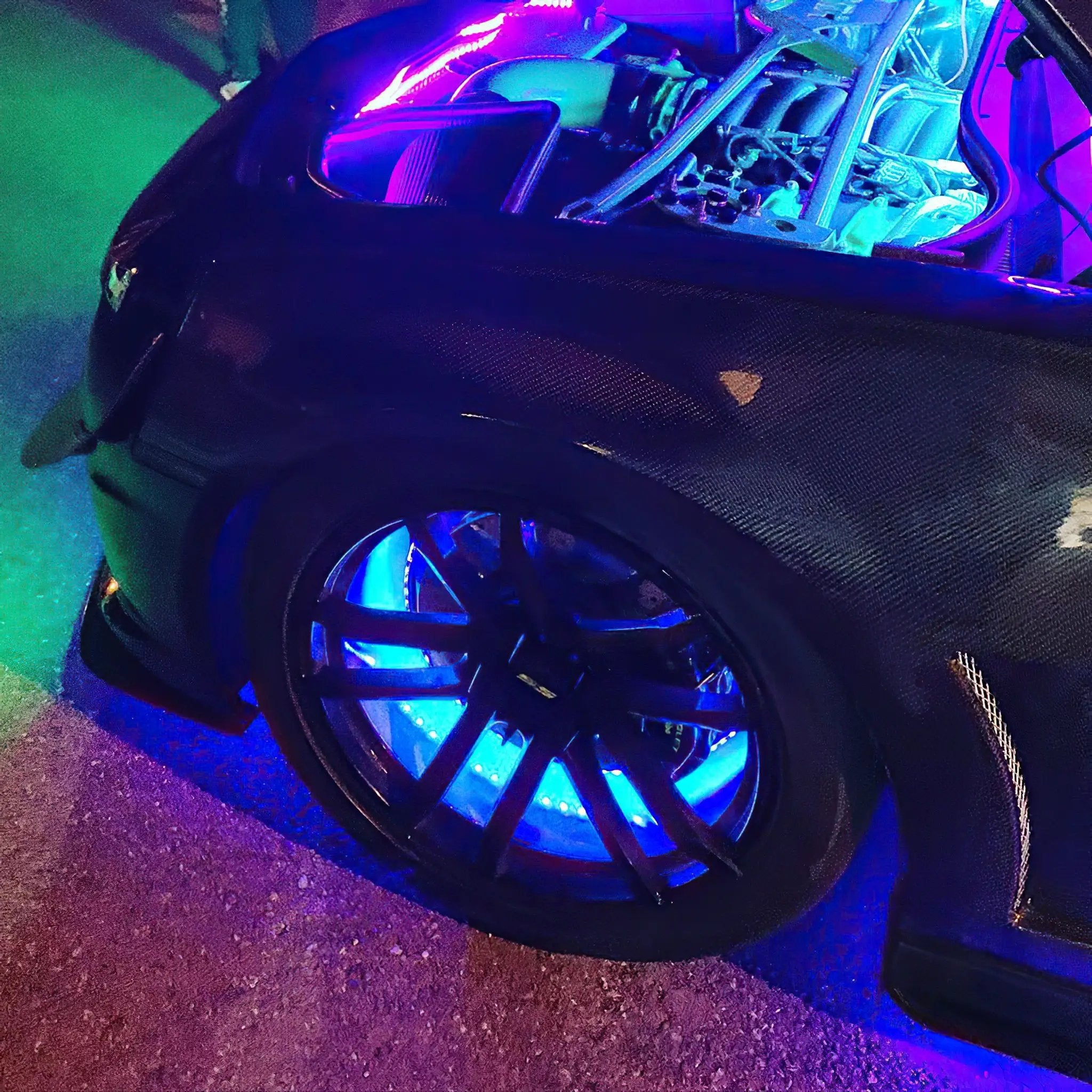 ORACLE Lighting LED Illuminated Wheel Rings - Dynamic ColorSHIFT by Oracle Lighting