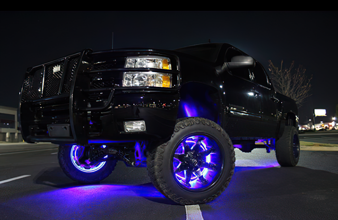 ORACLE Lighting LED Illuminated Wheel Rings - ColorSHIFT with No Remote by Oracle Lighting