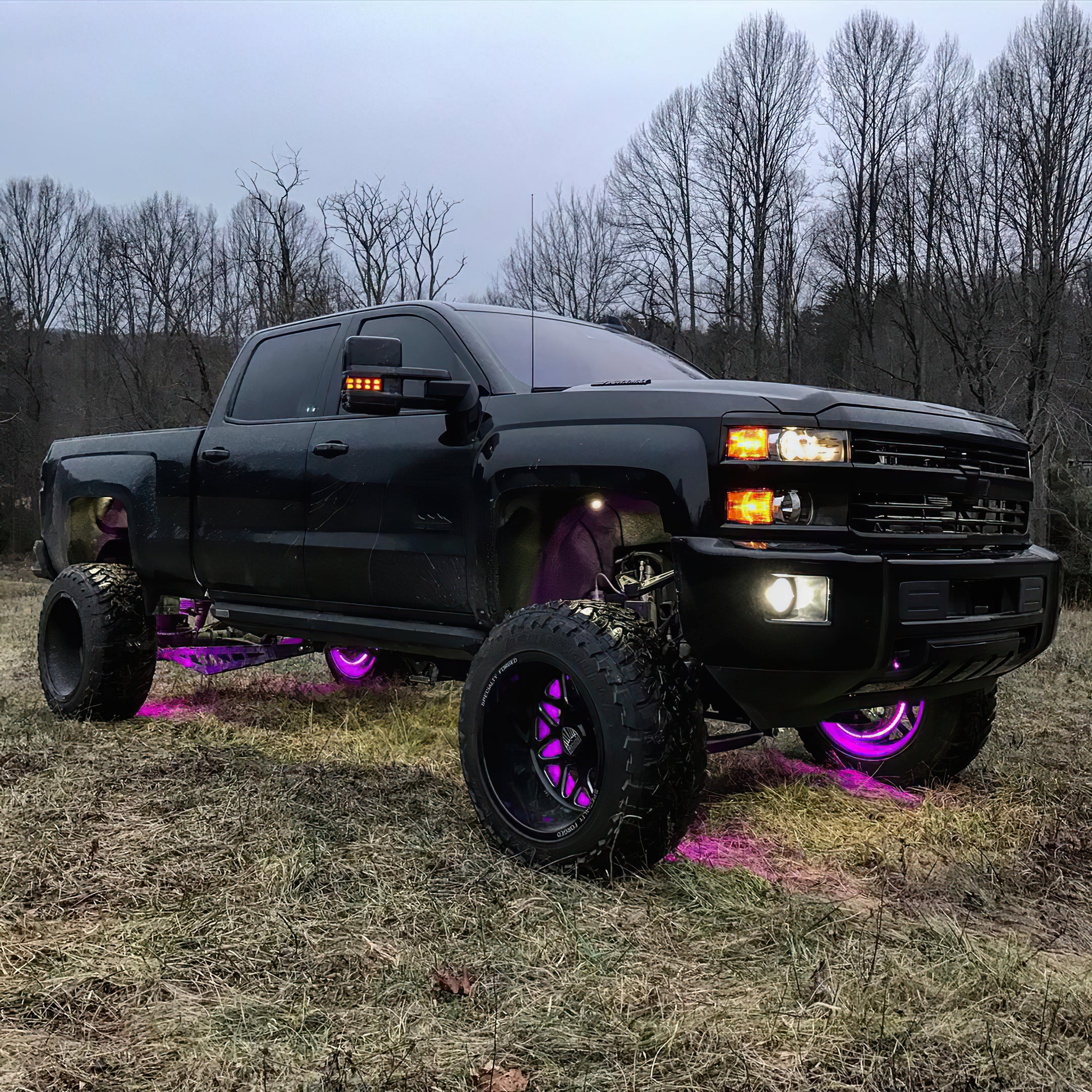ORACLE Lighting LED Illuminated Wheel Rings - ColorSHIFT with No Remote by Oracle Lighting