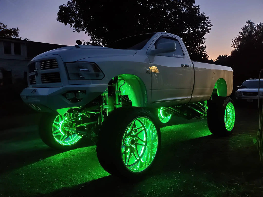 ORACLE Lighting LED Illuminated Wheel Rings - ColorSHIFT with No Remote by Oracle Lighting