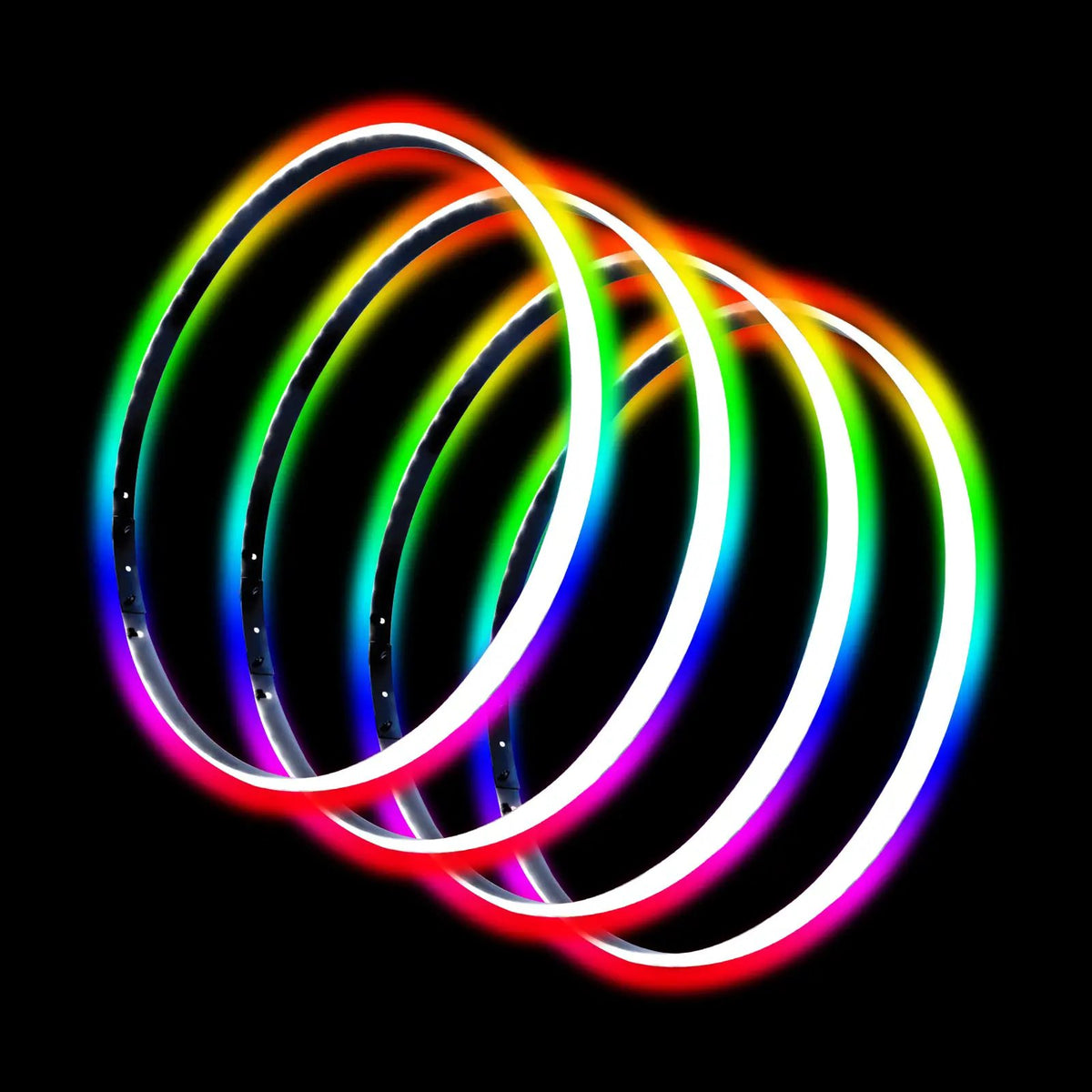 ORACLE Lighting LED Illuminated Wheel Rings - ColorSHIFT with No Remote by Oracle Lighting