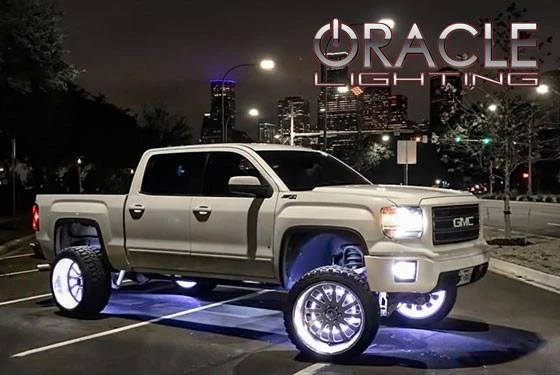 ORACLE Lighting LED Illuminated Wheel Rings - Double LED - White by Oracle Lighting
