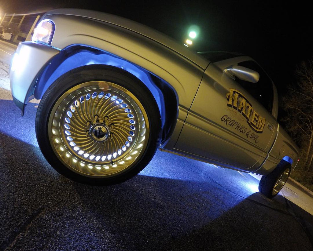 ORACLE Lighting LED Illuminated Wheel Rings - Double LED - White by Oracle Lighting