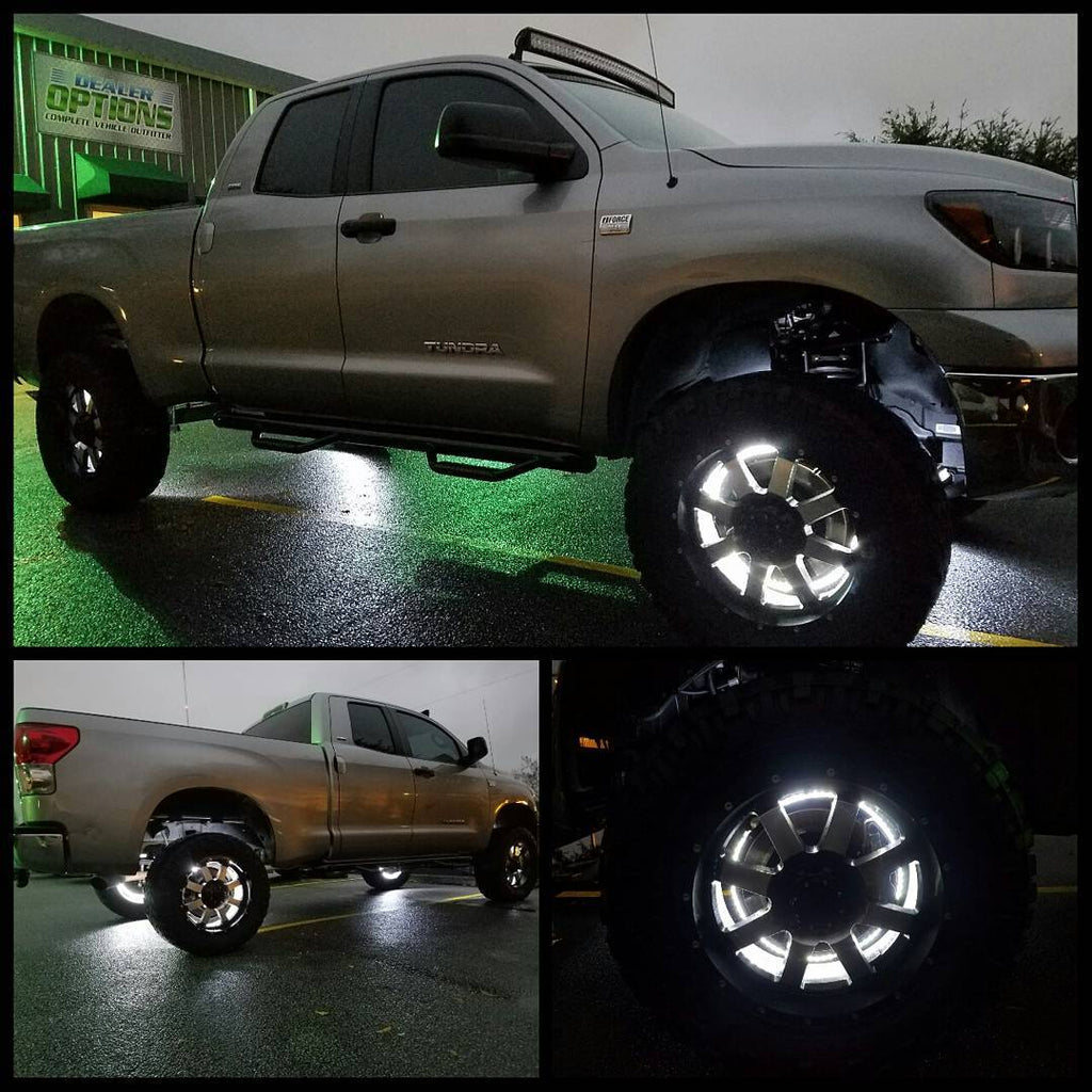 ORACLE Lighting LED Illuminated Wheel Rings - Double LED - White by Oracle Lighting