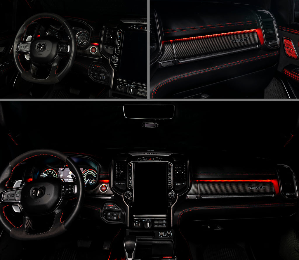 2019-2024 RAM Complete Interior Ambient Lighting ColorSHIFT RGB Conversion Kit by Oracle Lighting