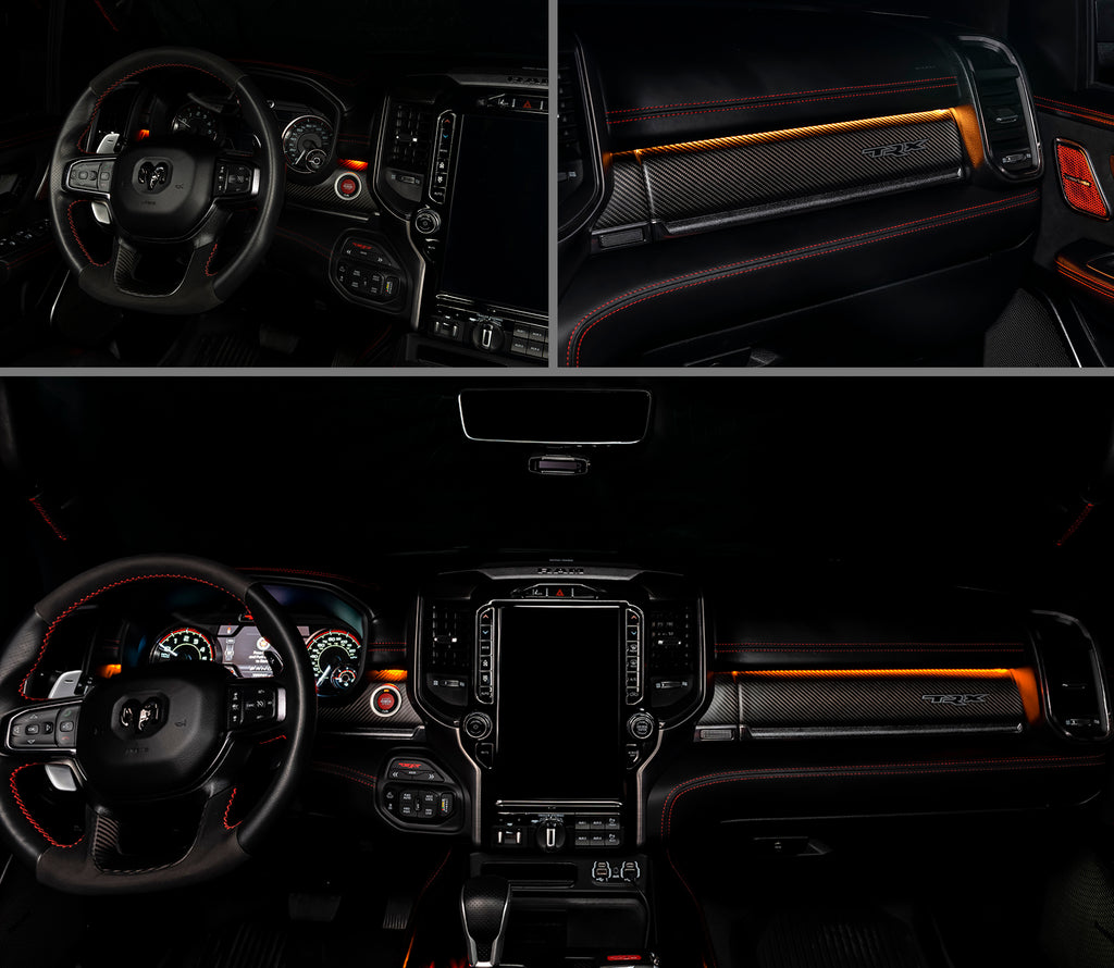 2019-2024 RAM Complete Interior Ambient Lighting ColorSHIFT RGB Conversion Kit by Oracle Lighting