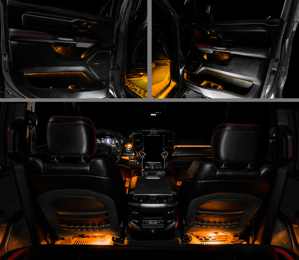 2019-2024 RAM Complete Interior Ambient Lighting ColorSHIFT RGB Conversion Kit by Oracle Lighting