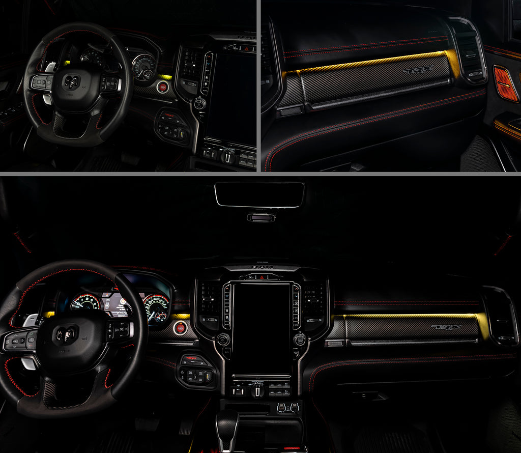 2019-2024 RAM Complete Interior Ambient Lighting ColorSHIFT RGB Conversion Kit by Oracle Lighting