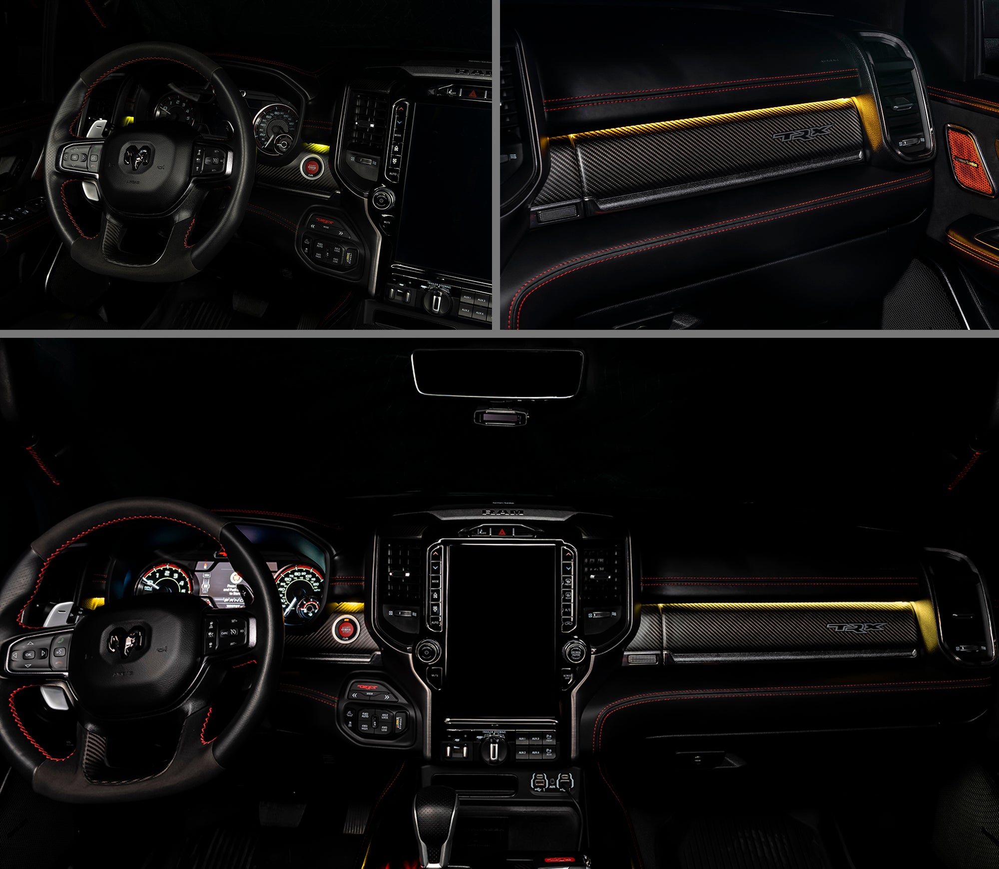 2019-2024 RAM Complete Interior Ambient Lighting ColorSHIFT RGB Conversion Kit by Oracle Lighting