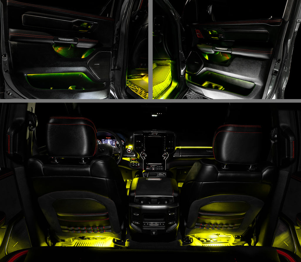 2019-2024 RAM Complete Interior Ambient Lighting ColorSHIFT RGB Conversion Kit by Oracle Lighting
