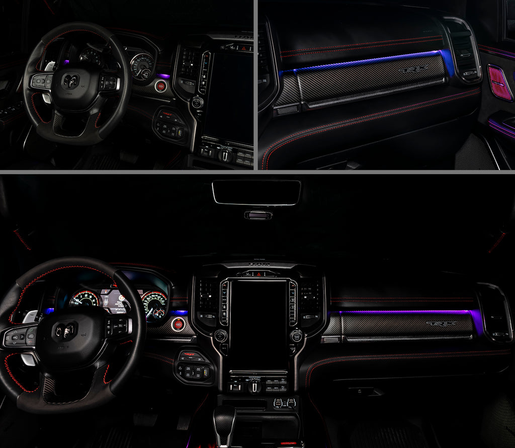 2019-2024 RAM Complete Interior Ambient Lighting ColorSHIFT RGB Conversion Kit by Oracle Lighting