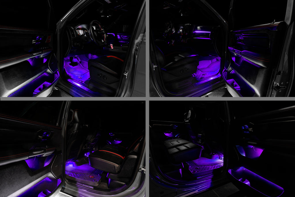 2019-2024 RAM Complete Interior Ambient Lighting ColorSHIFT RGB Conversion Kit by Oracle Lighting