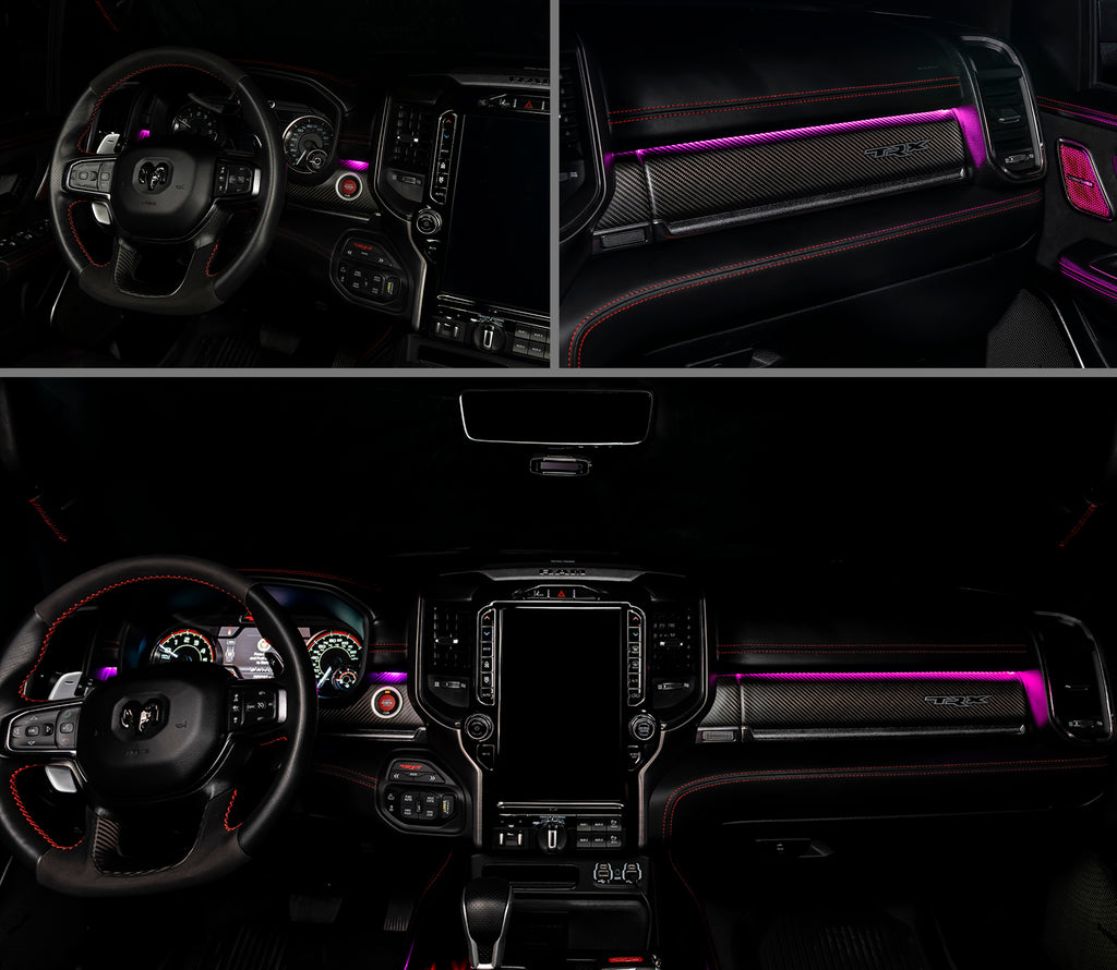 2019-2024 RAM Complete Interior Ambient Lighting ColorSHIFT RGB Conversion Kit by Oracle Lighting