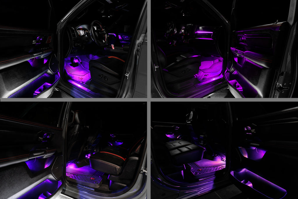 2019-2024 RAM Complete Interior Ambient Lighting ColorSHIFT RGB Conversion Kit by Oracle Lighting
