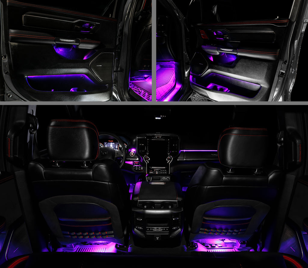 2019-2024 RAM Complete Interior Ambient Lighting ColorSHIFT RGB Conversion Kit by Oracle Lighting