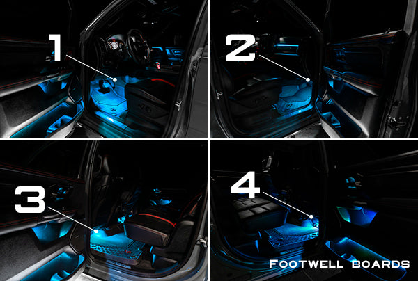 2019-2024 RAM Complete Interior Ambient Lighting ColorSHIFT RGB Conversion Kit by Oracle Lighting