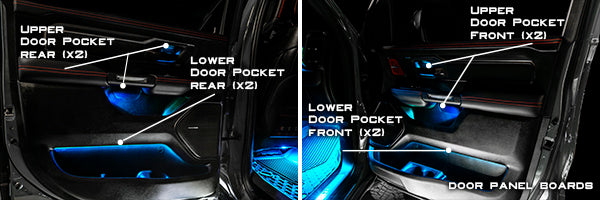 2019-2024 RAM Complete Interior Ambient Lighting ColorSHIFT RGB Conversion Kit by Oracle Lighting
