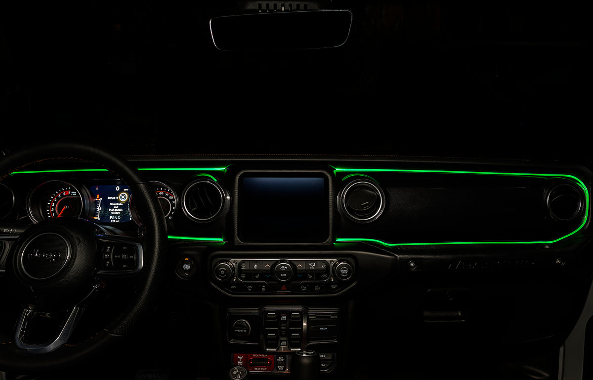 Jeep Wrangler JL/Gladiator JT ColorSHIFT Fiber Optic LED Interior Kit by Oracle Lighting