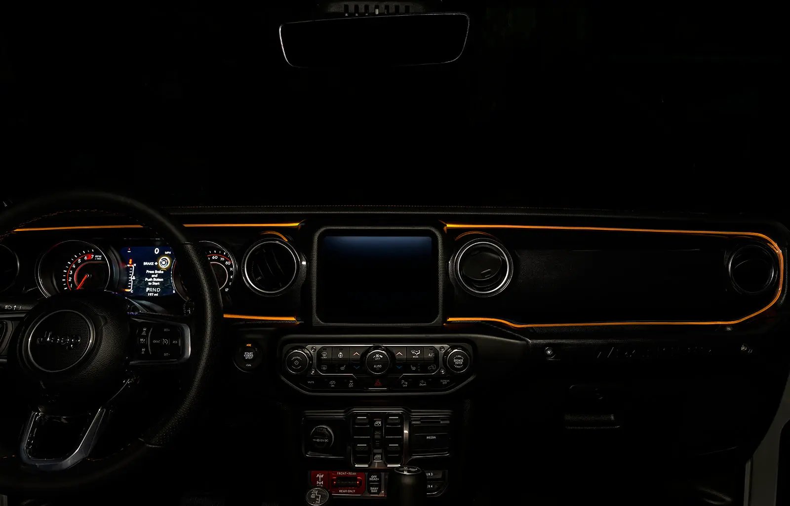 Jeep Wrangler JL/Gladiator JT ColorSHIFT Fiber Optic LED Interior Kit by Oracle Lighting