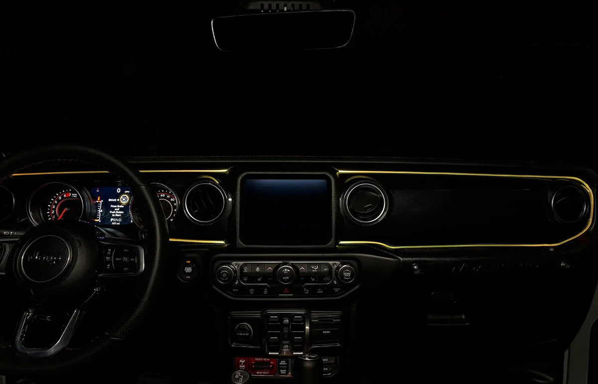Jeep Wrangler JL/Gladiator JT ColorSHIFT Fiber Optic LED Interior Kit by Oracle Lighting