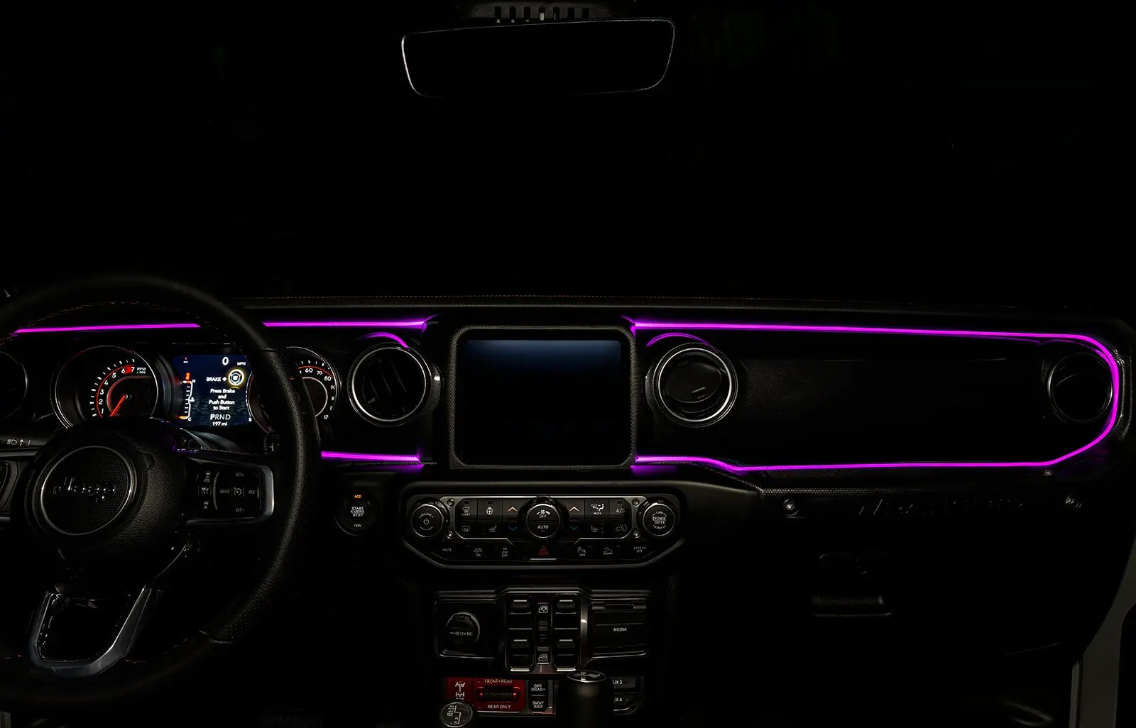 Jeep Wrangler JL/Gladiator JT ColorSHIFT Fiber Optic LED Interior Kit by Oracle Lighting