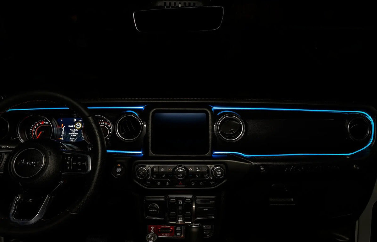 Jeep Wrangler JL/Gladiator JT ColorSHIFT Fiber Optic LED Interior Kit by Oracle Lighting