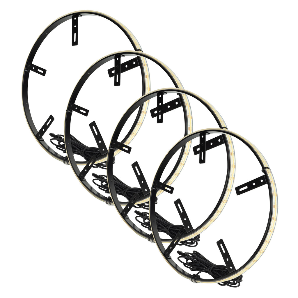 ORACLE Lighting LED Illuminated Wheel Rings - 16.5" PLASMA White by Oracle Lighting