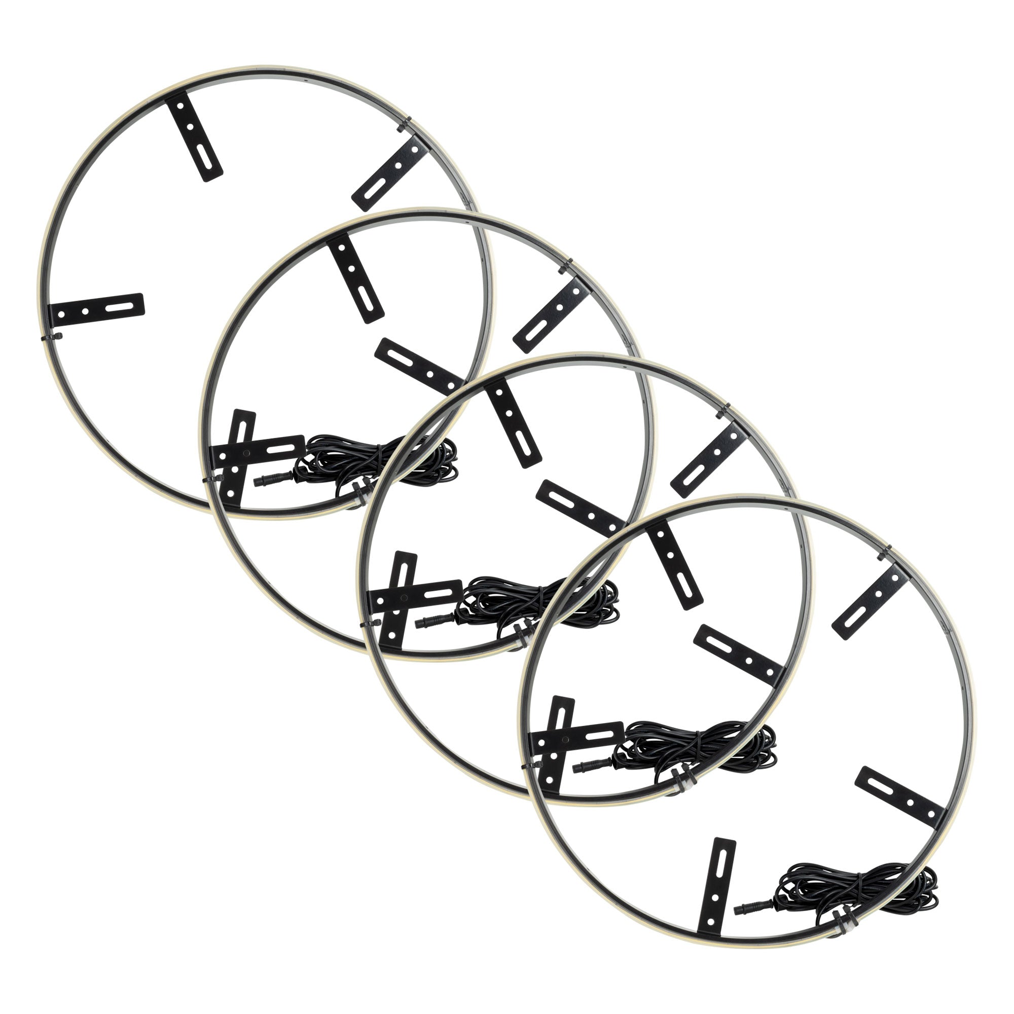 ORACLE Lighting LED Illuminated Wheel Rings - 16.5" PLASMA White by Oracle Lighting
