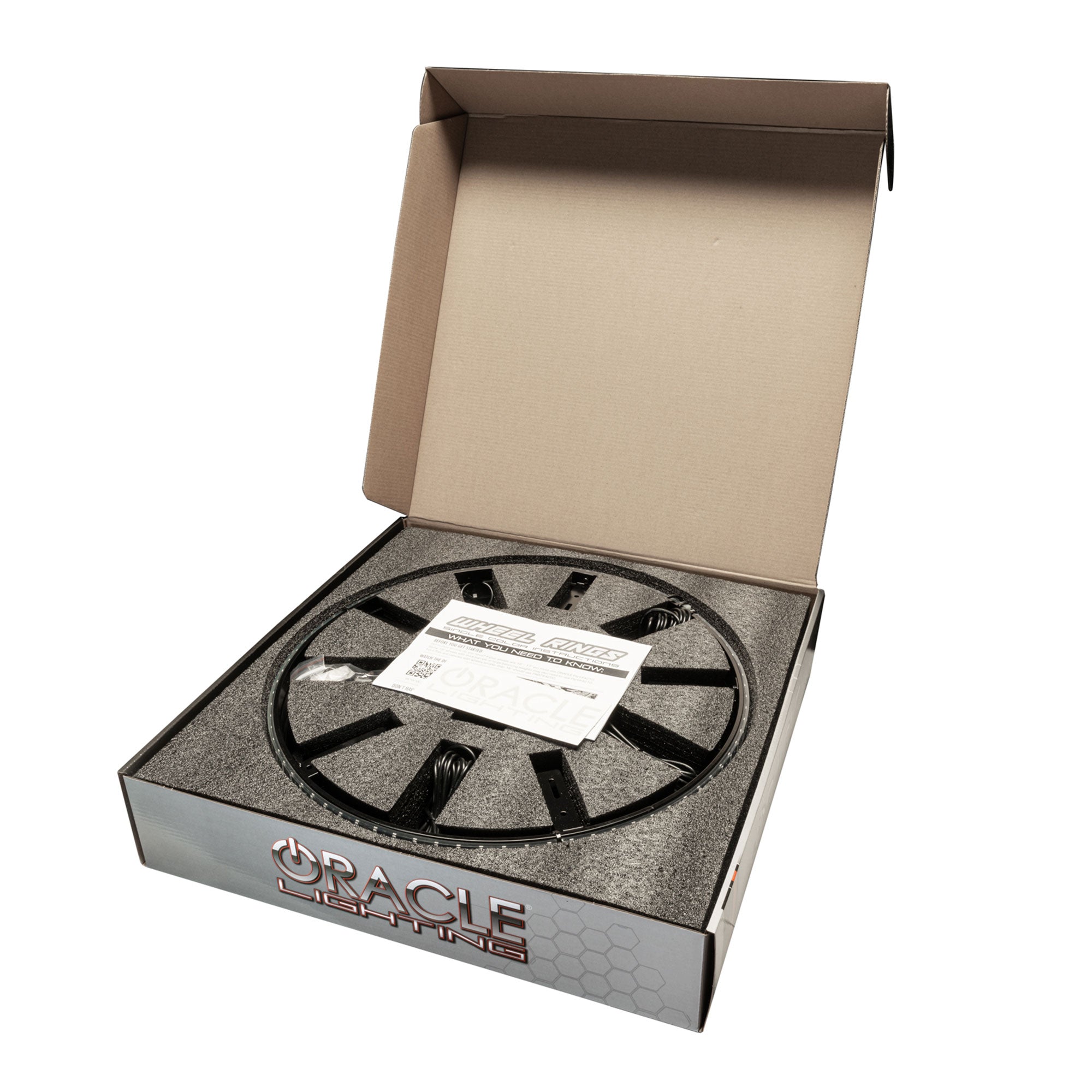 ORACLE Lighting LED Illuminated Wheel Rings - 16.5" PLASMA White by Oracle Lighting
