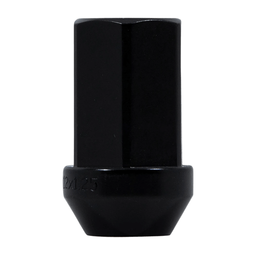 BULGE ALUM LUG 3/4" 12-1.25 BLK BULK by Gorilla Automotive