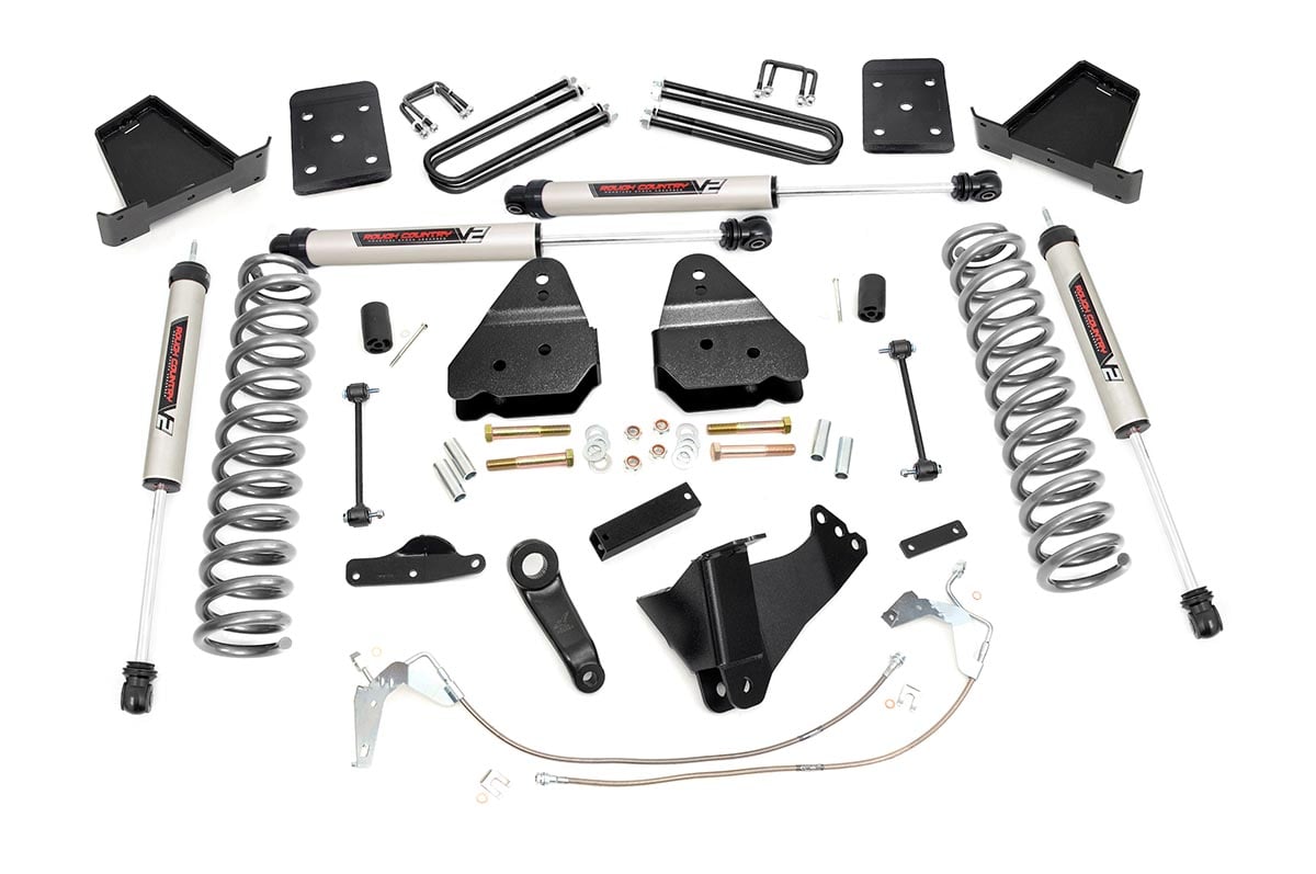 4.5 Inch Lift Kit | W/O Overloads | V2 | Ford F-250/F-350 Super Duty (08-10) by Rough Country
