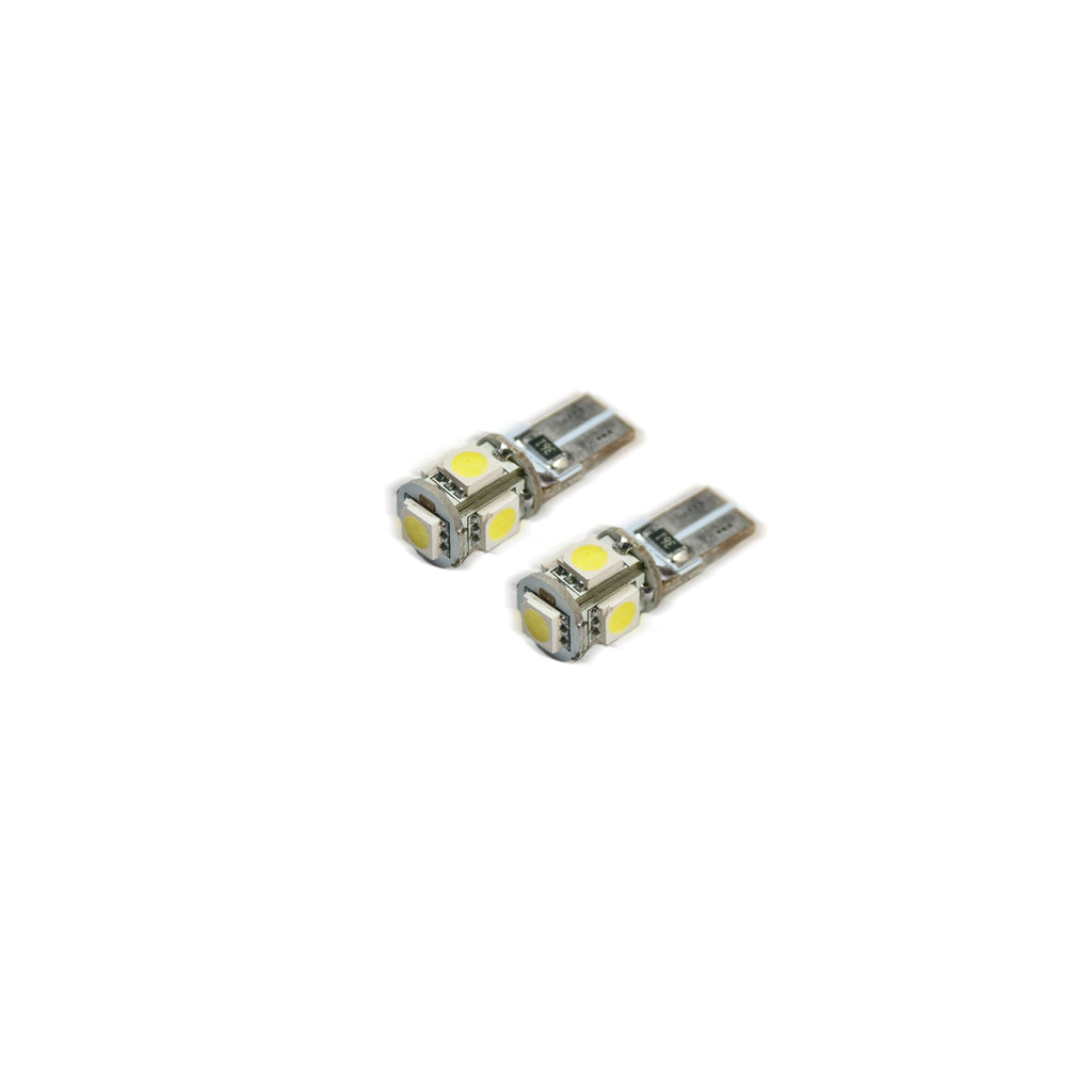ORACLE Lighting T10 5 LED 3 Chip SMD Bulbs (Pair) - Cool White by Oracle Lighting