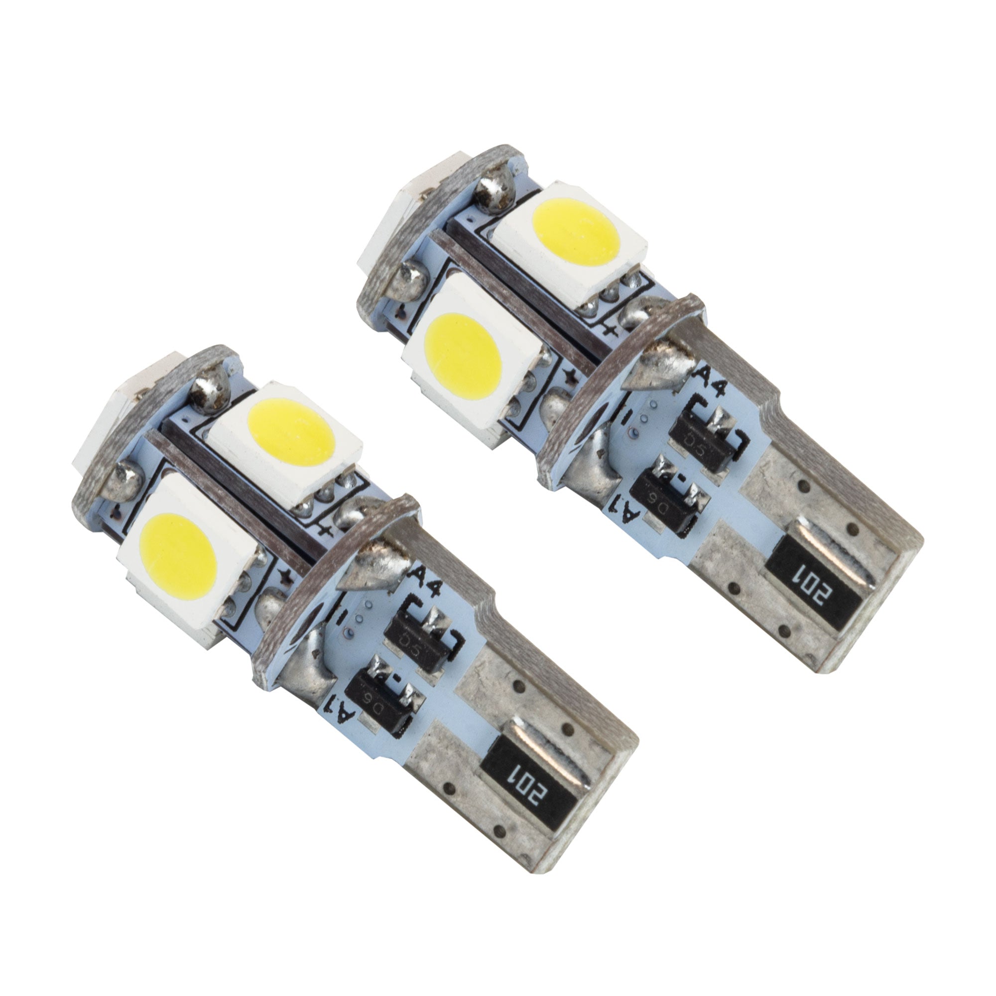 ORACLE Lighting T10 5 LED 3 Chip SMD Bulbs (Pair) - Cool White by Oracle Lighting