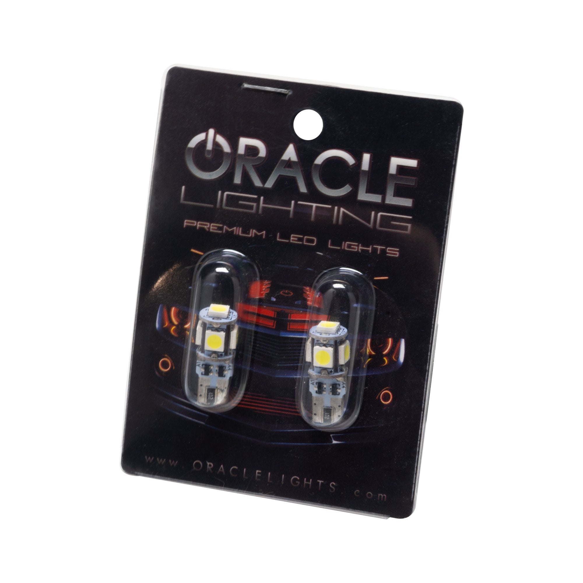 ORACLE Lighting T10 5 LED 3 Chip SMD Bulbs (Pair) - Cool White by Oracle Lighting