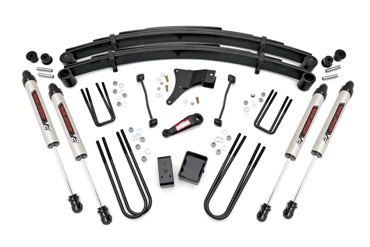 6 Inch Lift Kit | Rear Blocks | V2 | Ford F-250/F-350 Super Duty 4WD (1999) by Rough Country
