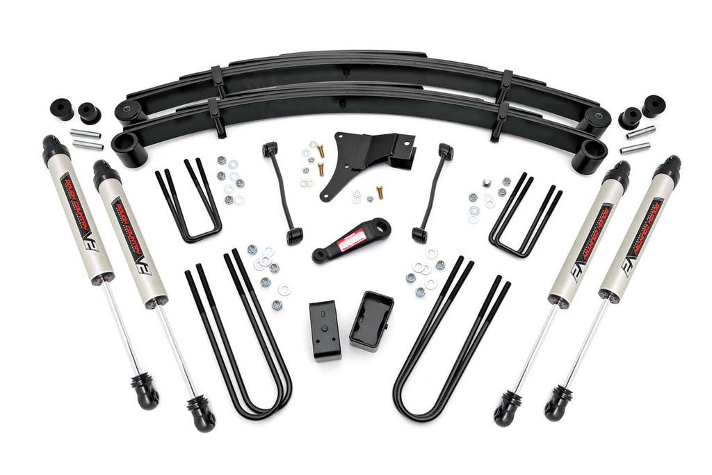 4 Inch Lift Kit | Rear Blocks | V2 | Ford F-250/F-350 Super Duty 4WD (1999) by Rough Country
